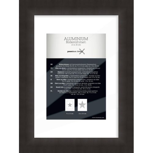 Bilderrahmen Aluminium ca. 16x21cm