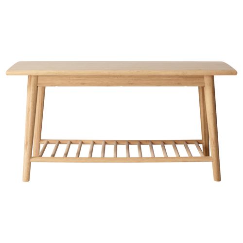 Schuhbank ca.90x45x35cm Bambus massiv