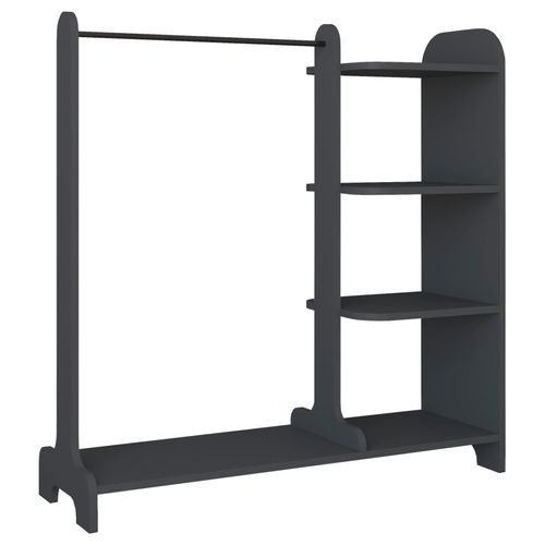 Garderobe LEMPU Anthrazit ca. 106x110x35 cm