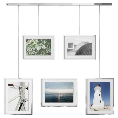 Collagen-Bilderrahmen Chromfarben