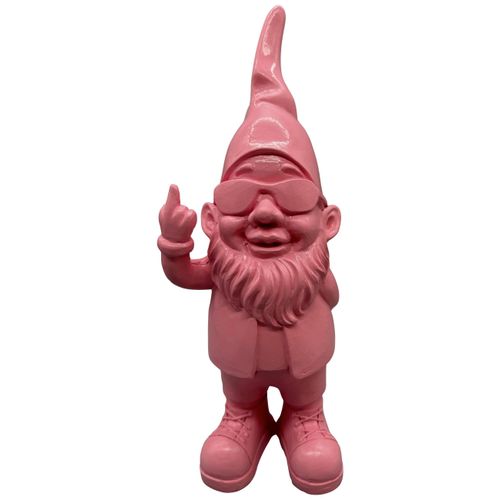 Skulptur Zwergi Rosa H: ca. 35cm