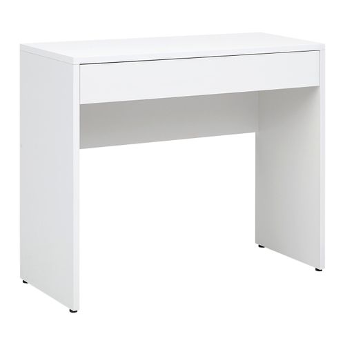 Schreibtisch Espresso Weiß