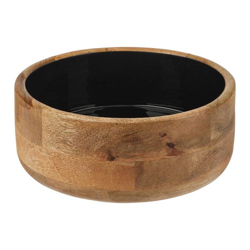 Salatschüssel Shakti Braun/Schwarz