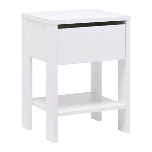 Nachttisch Nizza Weiß