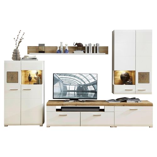 Wohnwand Fun Plus 80 Weiß