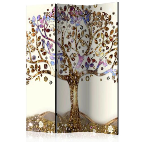Paravent Golden Tree Braun/Lila