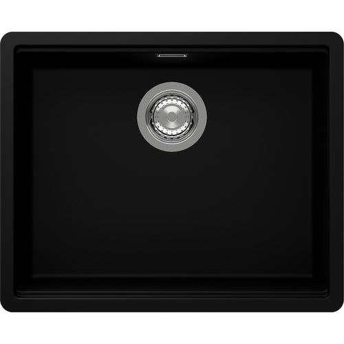 Spüle KIRN100LFBNGT flächenbündig, schwarz