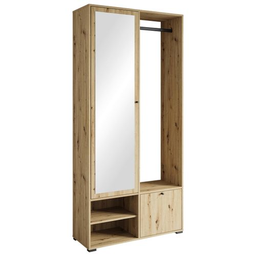 Garderobe Dino ca. 90x190 cm Eiche Artisan