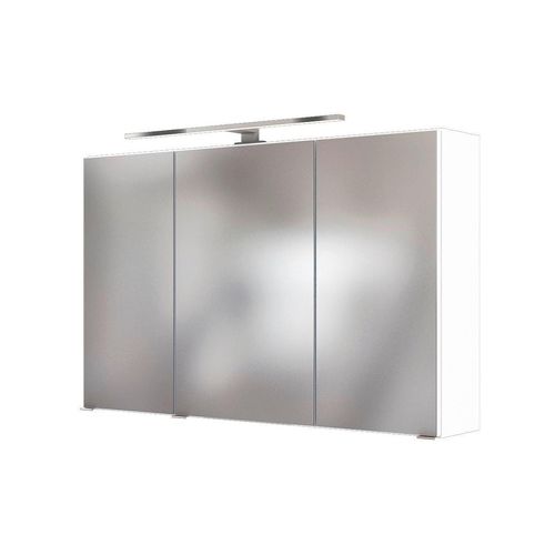 Spiegelschrank Florida in Weiß mit LED