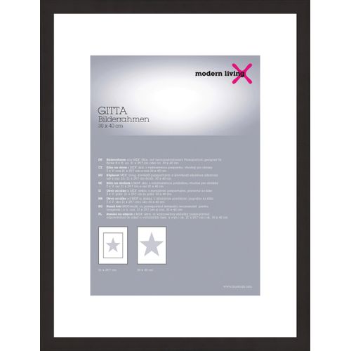 Bilderrahmen Gitta in Schwarz ca. 30x40cm