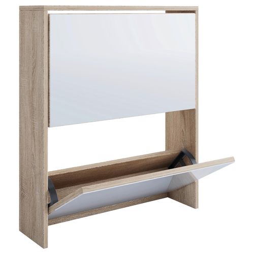 Schuhkipper Stido L Honigeiche/Weiß