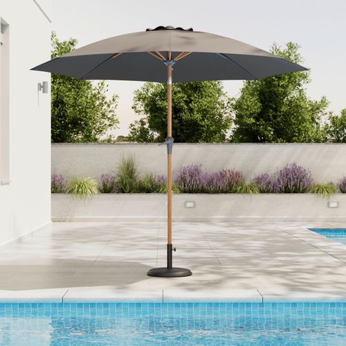 Sonnenschirm Doris Anthrazit/Naturfarben