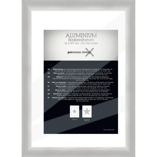 Bilderrahmen Aluminium ca. 24x32cm