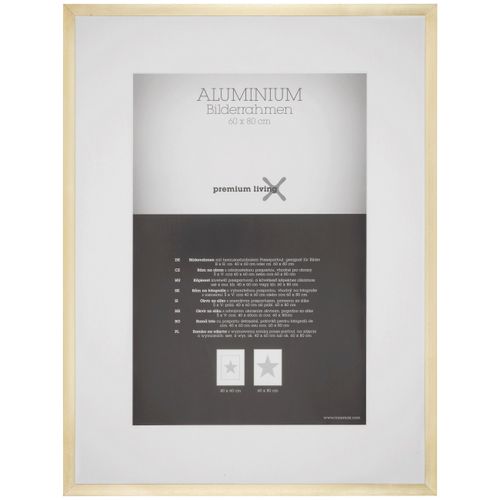 Bilderrahmen Aluminium in Goldfarben