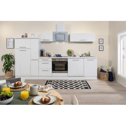 Küchenzeile mit Geräte Weiß B: ca. 310 cm