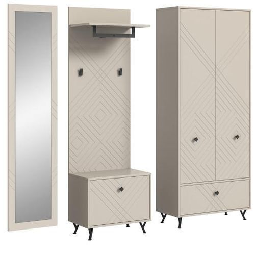 Garderobe Notes 4-teilig ca.215x190x35cm