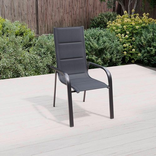 Gartenstuhl Hermann Anthrazit Aluminium