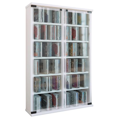 CD-Regal Galerie ca. 60x92 cm Weiß