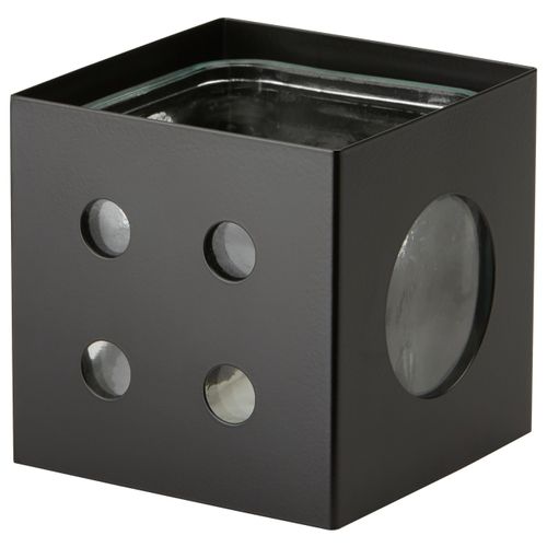 Windlicht Numbers in Schwarz