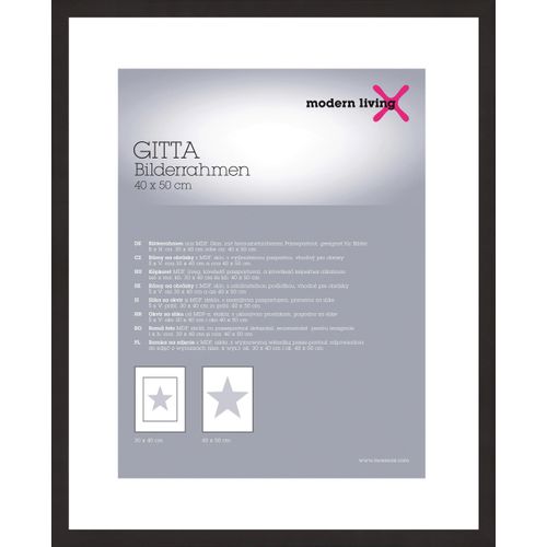 Bilderrahmen Gitta in Schwarz ca. 40x50cm