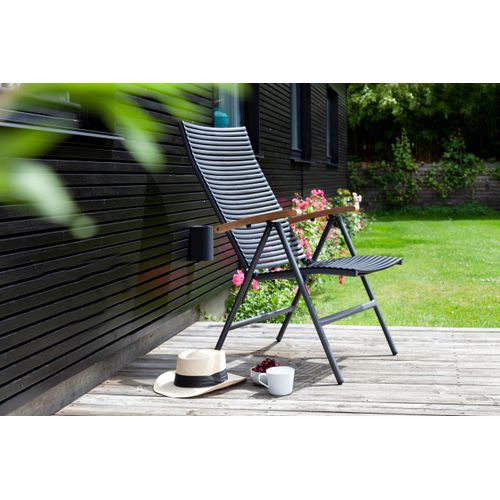 Gartenstuhl Mood Position Anthrazit/Teakfarben