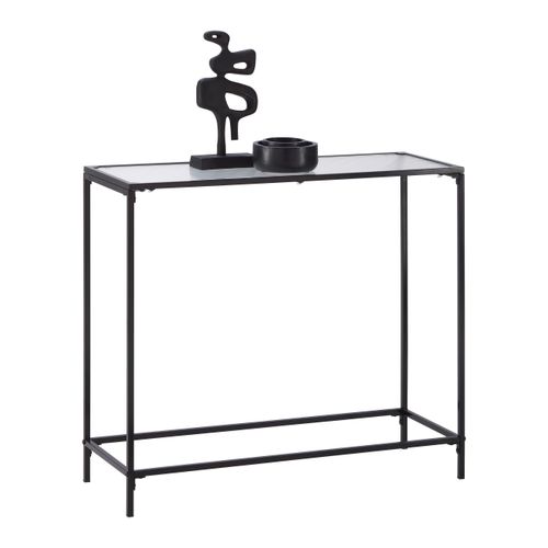 Konsolentisch Shine Schwarz/Transparent