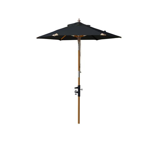 Gardenson Sonnenschirm ca.180x180cm Schwarz