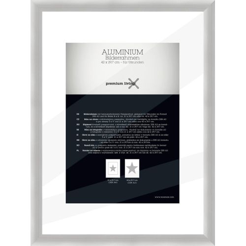 Bilderrahmen Aluminium ca. 32x45cm