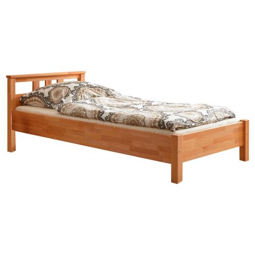 Bett "Merci", aus Buche, buchefarben