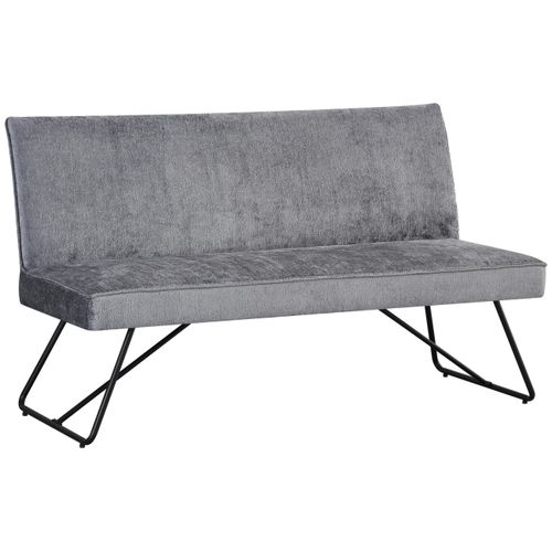 Sitzbank Cora 2 Dunkelgrau/Schwarz