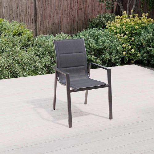 Gartenstuhl Anzio 1 Anthrazit Aluminium