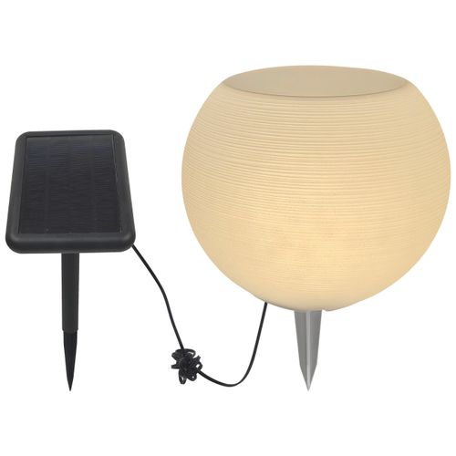 Solarleuchte Vase Weiß max. 2 Watt