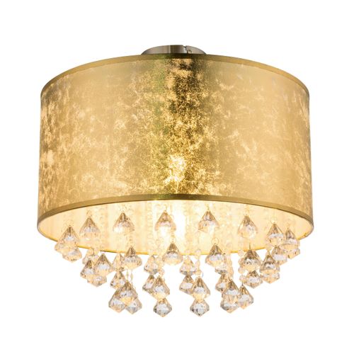 Deckenleuchte 15187D3 in Goldfarben max. 60 Watt Deckenlampe