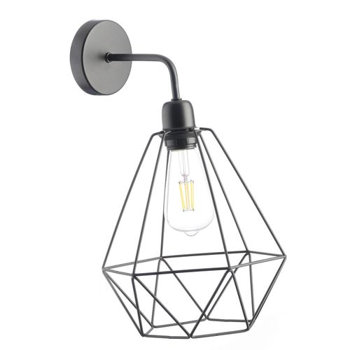 Wandleuchte Baldo Schwarz max. 22 Watt Wandlampe