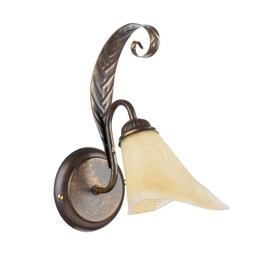 Wandleuchte Alga Bronzefarben max. 6 Watt Wandlampe