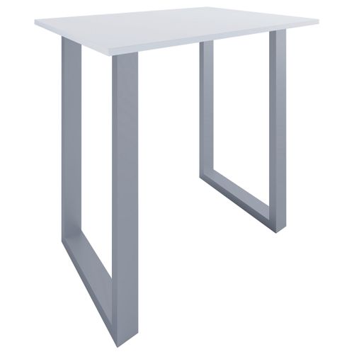 Bartisch XONA Silber/ Weiß ca.110x102x80cm