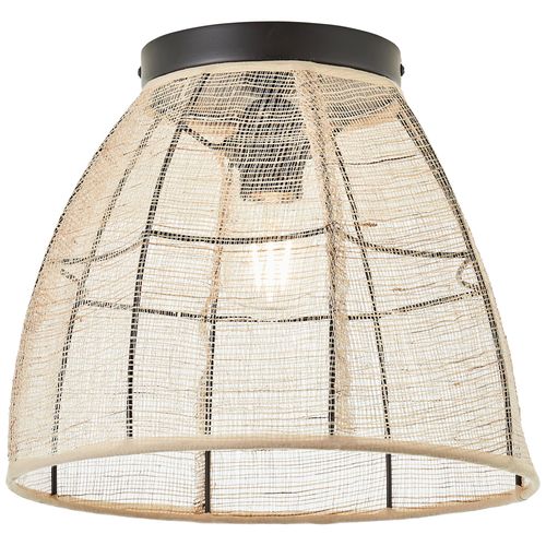 Deckenleuchte Tanah Naturfarben/Schwarz max.42Watt Deckenlampe