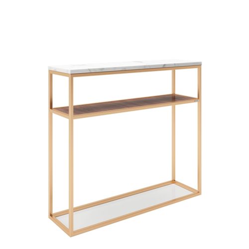 PLAYBOY Konsolentisch Candy ca. 105x30 cm Eisen/Goldfarben