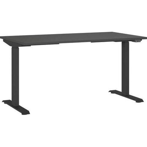 Schreibtisch Ribera in Schwarz/Graphitfarben