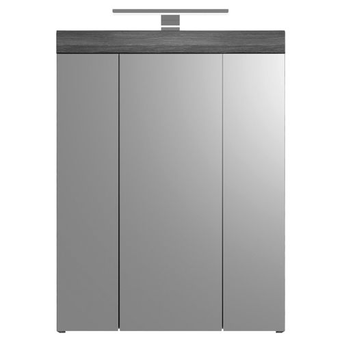 Spiegelschrank Scout Anthrazit/Weiß mit LED
