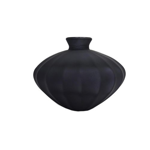 Vase Etnico Dunkelgrau