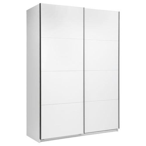 Schwebetürenschrank Family Weiß Hochglanz