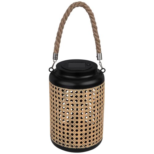 Solarleuchte Liana aus Eisen in Schwarz