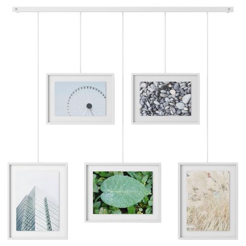 Collagen-Bilderrahmen Weiß