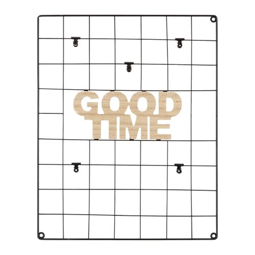 Wanddeko Fenja in Naturfarben/Schwarz