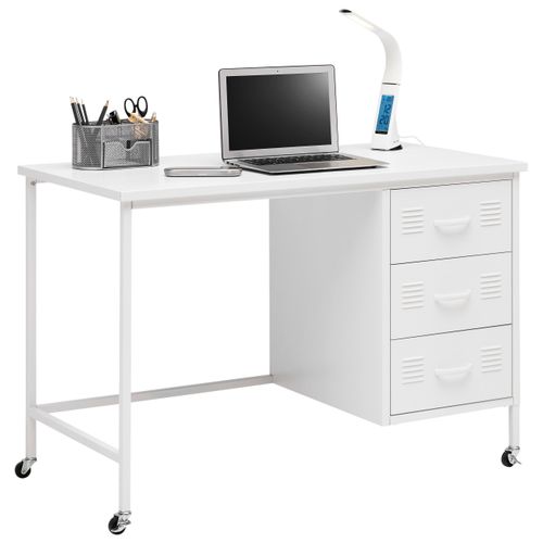 Schreibtisch Metallica Weiß