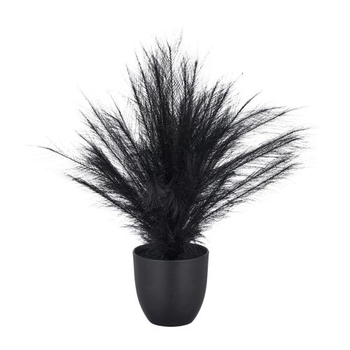 Kunstpflanze Pampasgras II Schwarz