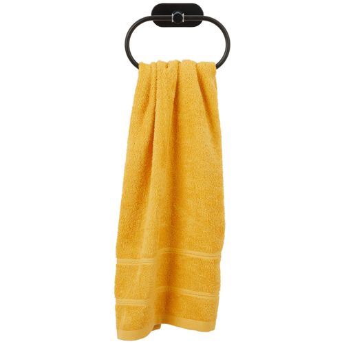 Handtuchhalter aus Metall in Schwarz