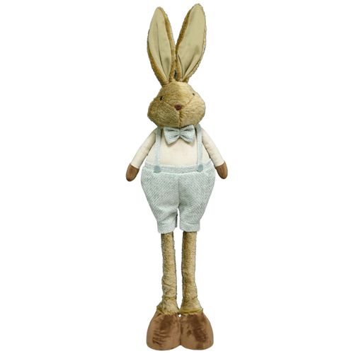 Osterhase Bunny Mintgrün/Braun