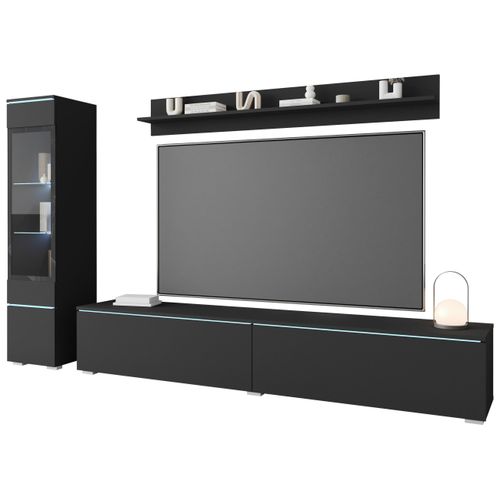 WOHNWAND VERA | SCHWARZ/GRAPHIT